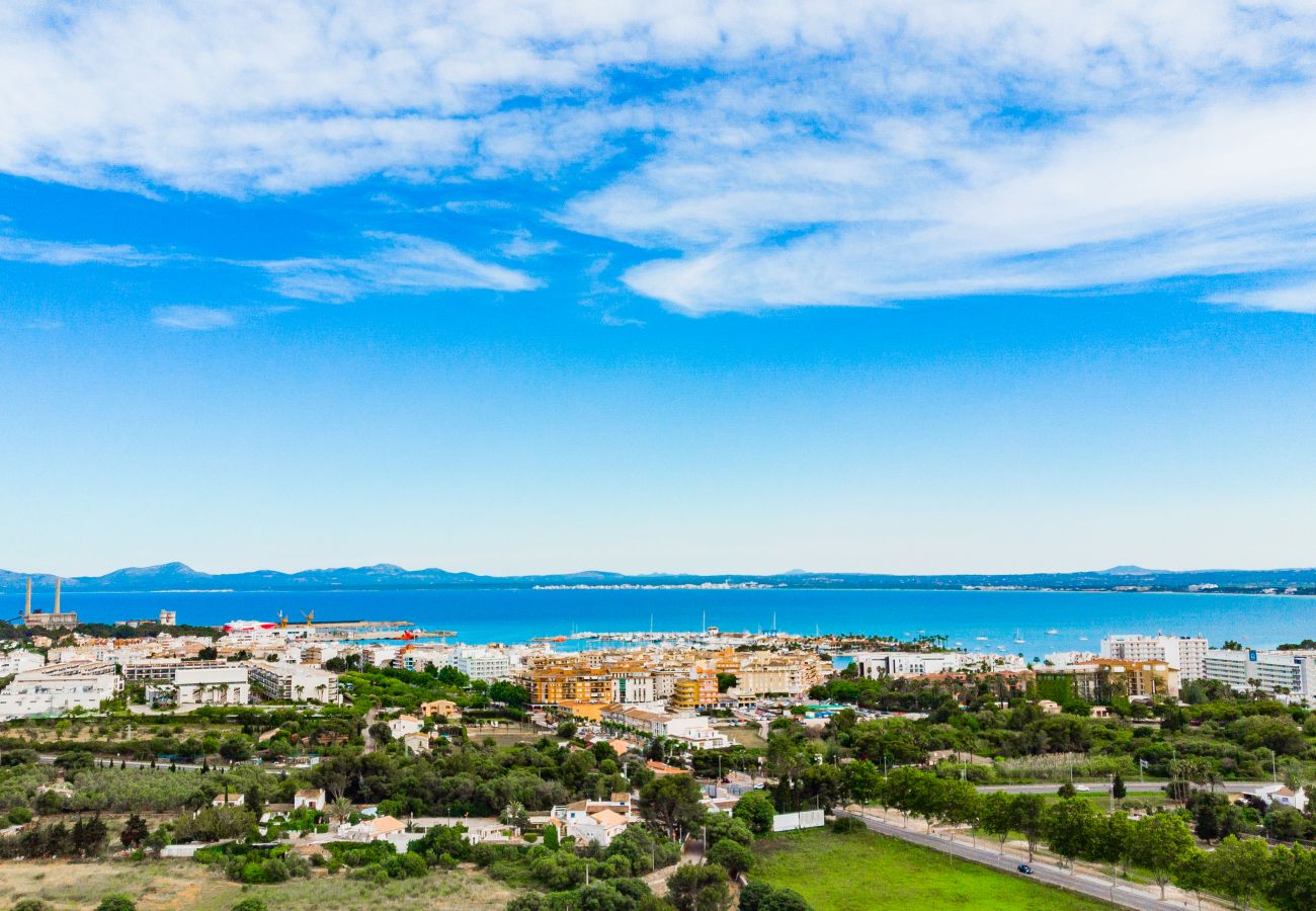 Finca en Alcúdia - Finca Tito y Yaya cerca de playas y restaurantes para 7 con piscina