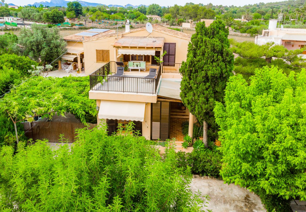 Finca en Alcúdia - Finca Tito y Yaya cerca de playas y restaurantes para 7 con piscina