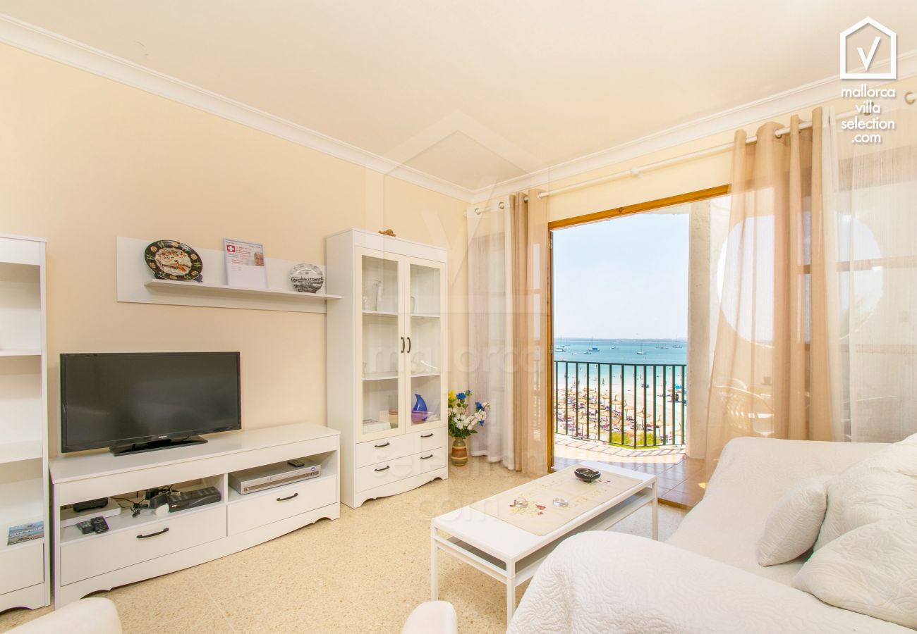 Apartamento en Alcúdia - Apartamento CITADINI 39 para 4 a 5 metros de la playa Alcudia