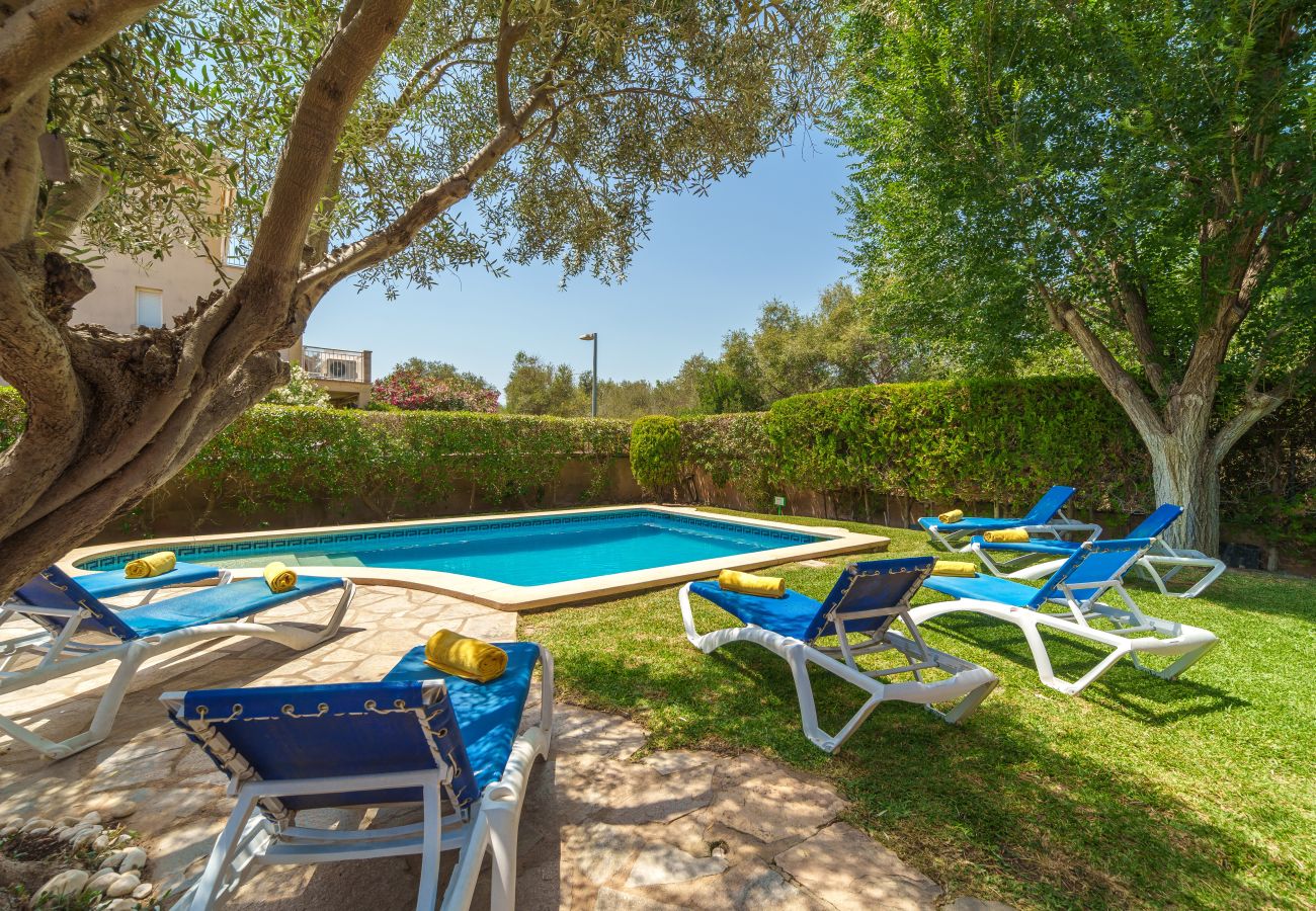 Casa en Port de Pollença - Can Xisco para 8 con piscina en Pollensa a 400mt del mar