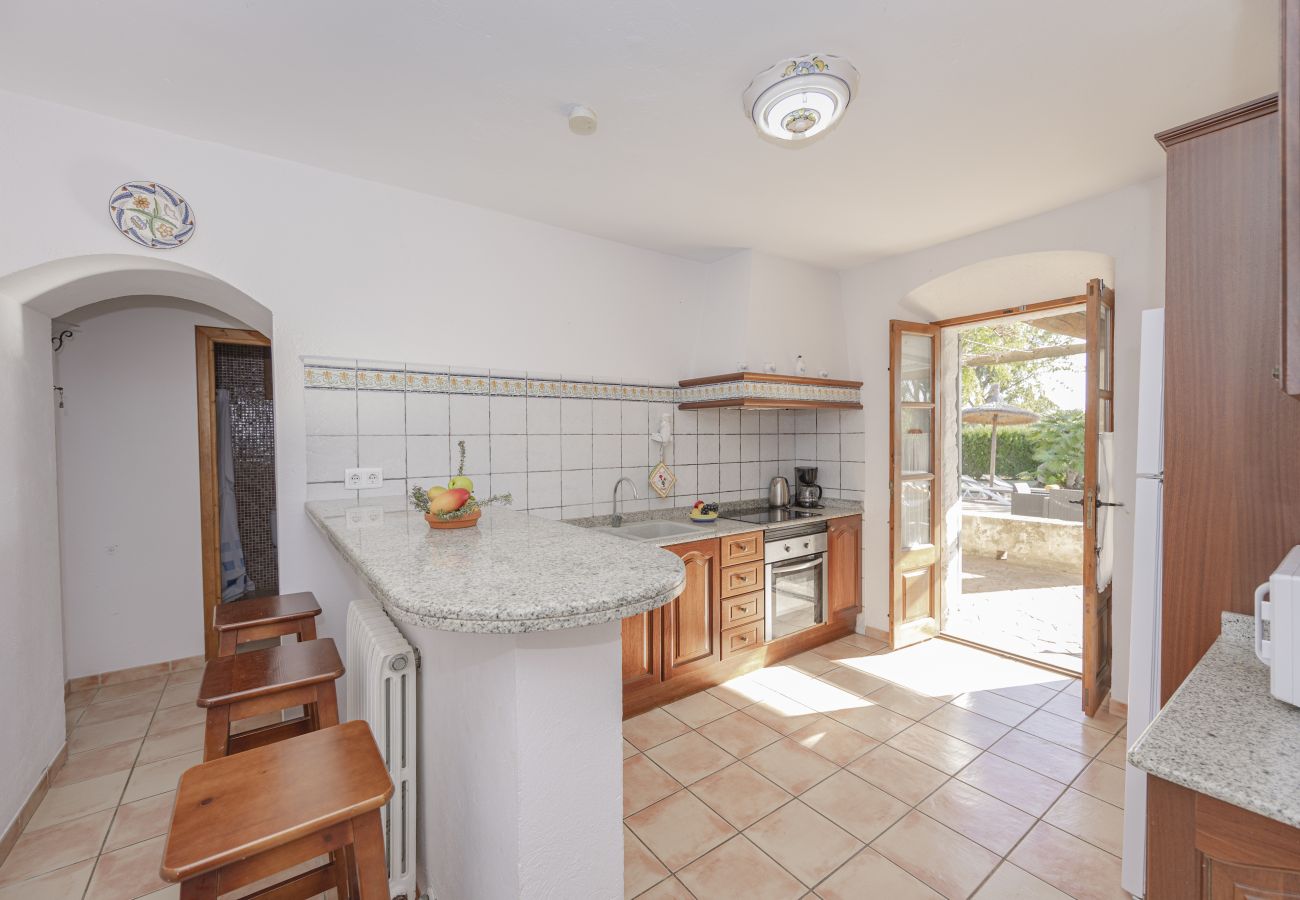 Villa en Alcúdia - Finca Can Soler 1 para 6 con piscina, Bbq, WiFi gratis