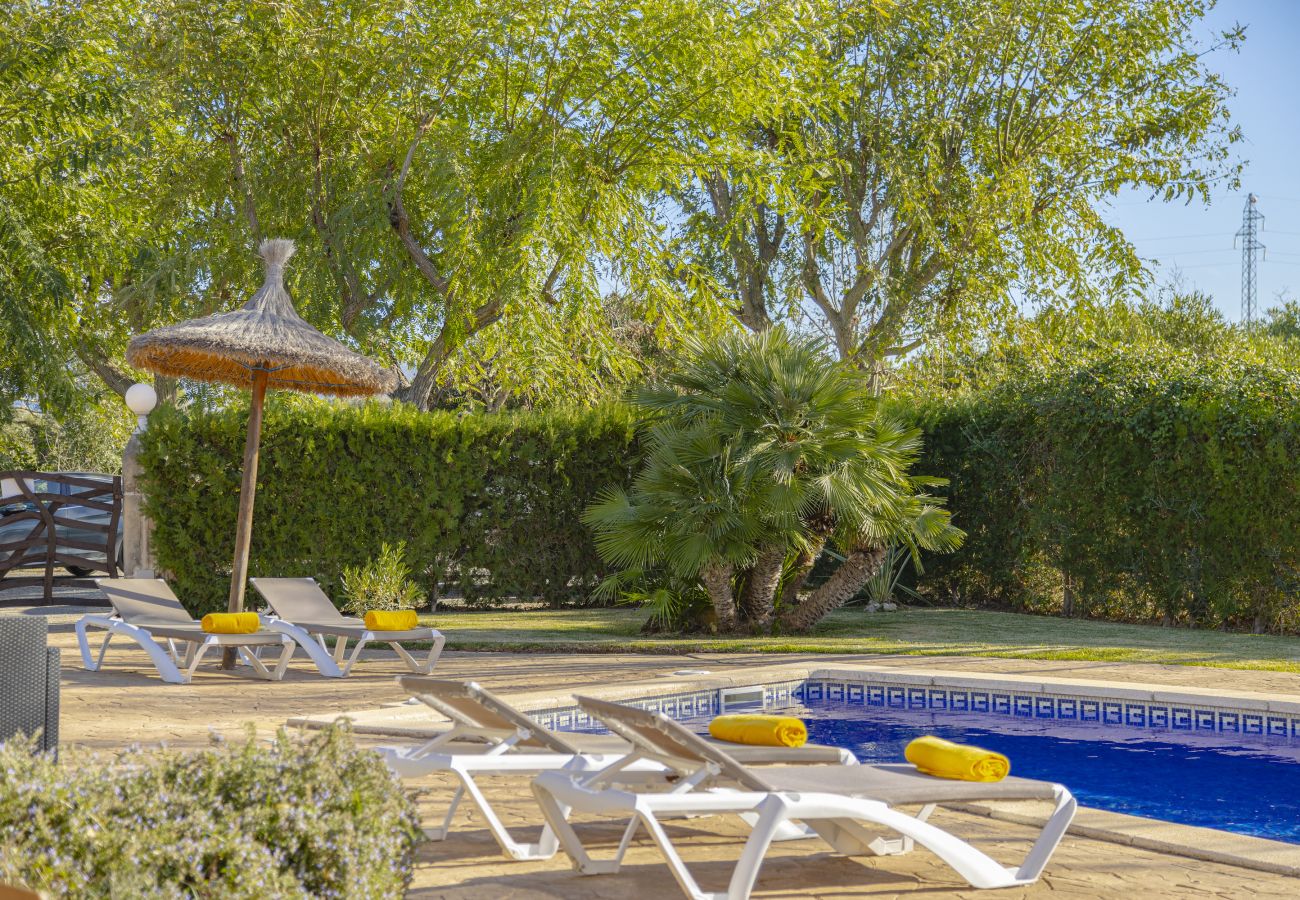 Villa en Alcúdia - Finca Can Soler 1 para 6 con piscina, Bbq, WiFi gratis