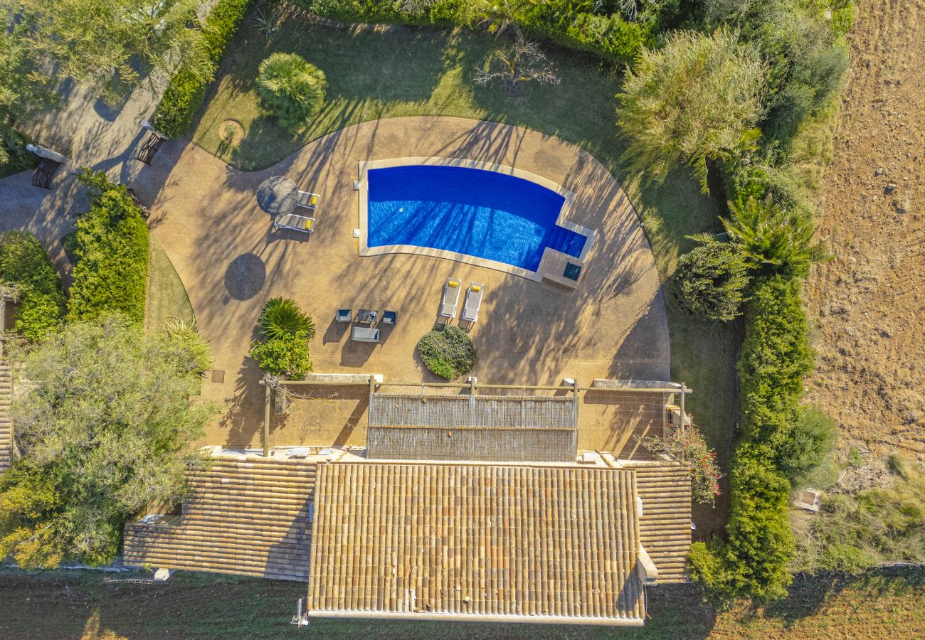 Villa en Alcúdia - Finca Can Soler 1 para 6 con piscina, Bbq, WiFi gratis