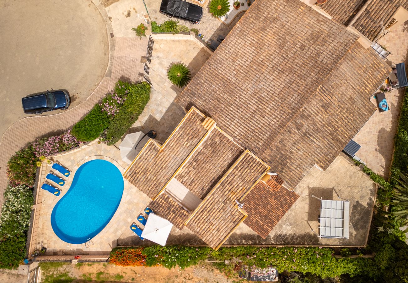 Casa adosada en Sant Llorenç Des Cardassar - Casa Murtons para 8 a 350m del mar con piscina