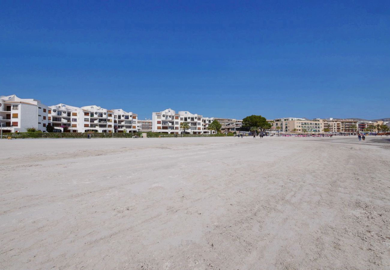 Apartamento en Alcúdia - Apartamento Anglada 54 frente la playa para 4 con piscina