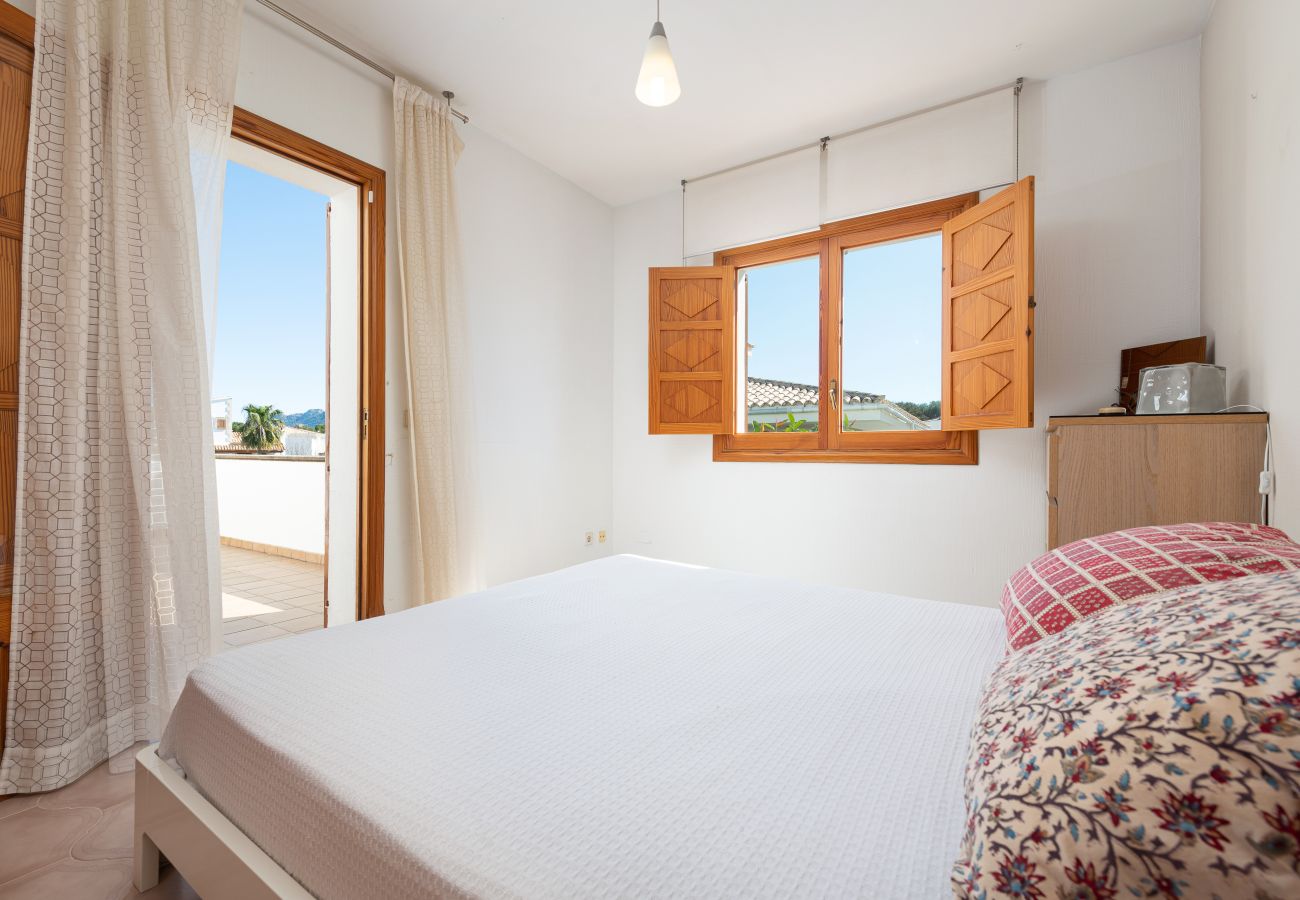 Villa en Alcúdia - Es Mollet para 8 con vista al mar y piscina