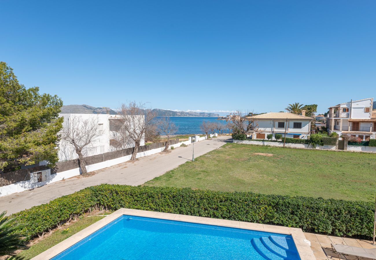 Villa en Alcúdia - Es Mollet para 8 con vista al mar y piscina