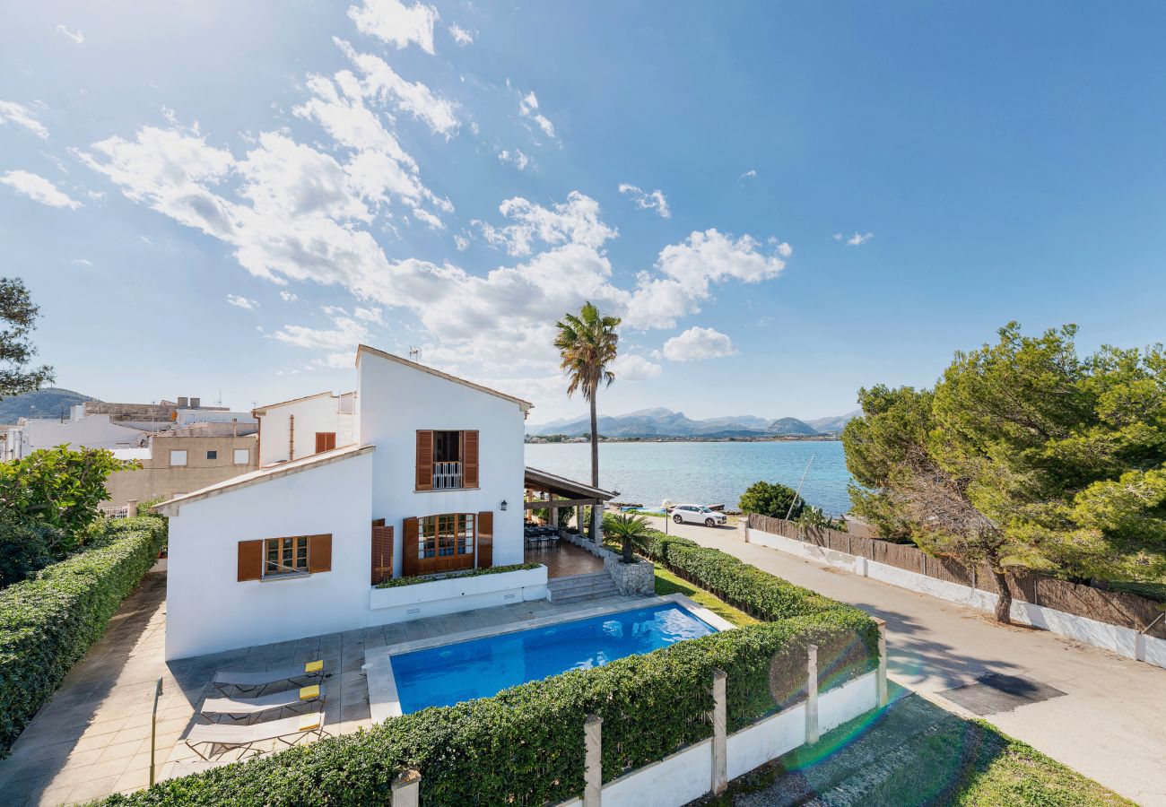 Villa en Alcúdia - Es Mollet para 8 con vista al mar y piscina