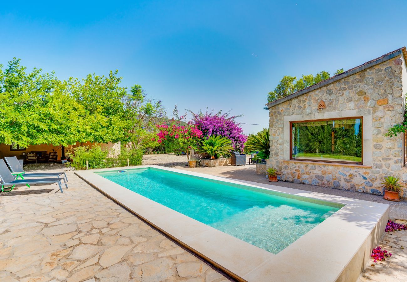 Finca in Inca - PORXET Im Herzen der Insel, eine Oase der Ruhe mit einem Schwimmbad für 6 Personen