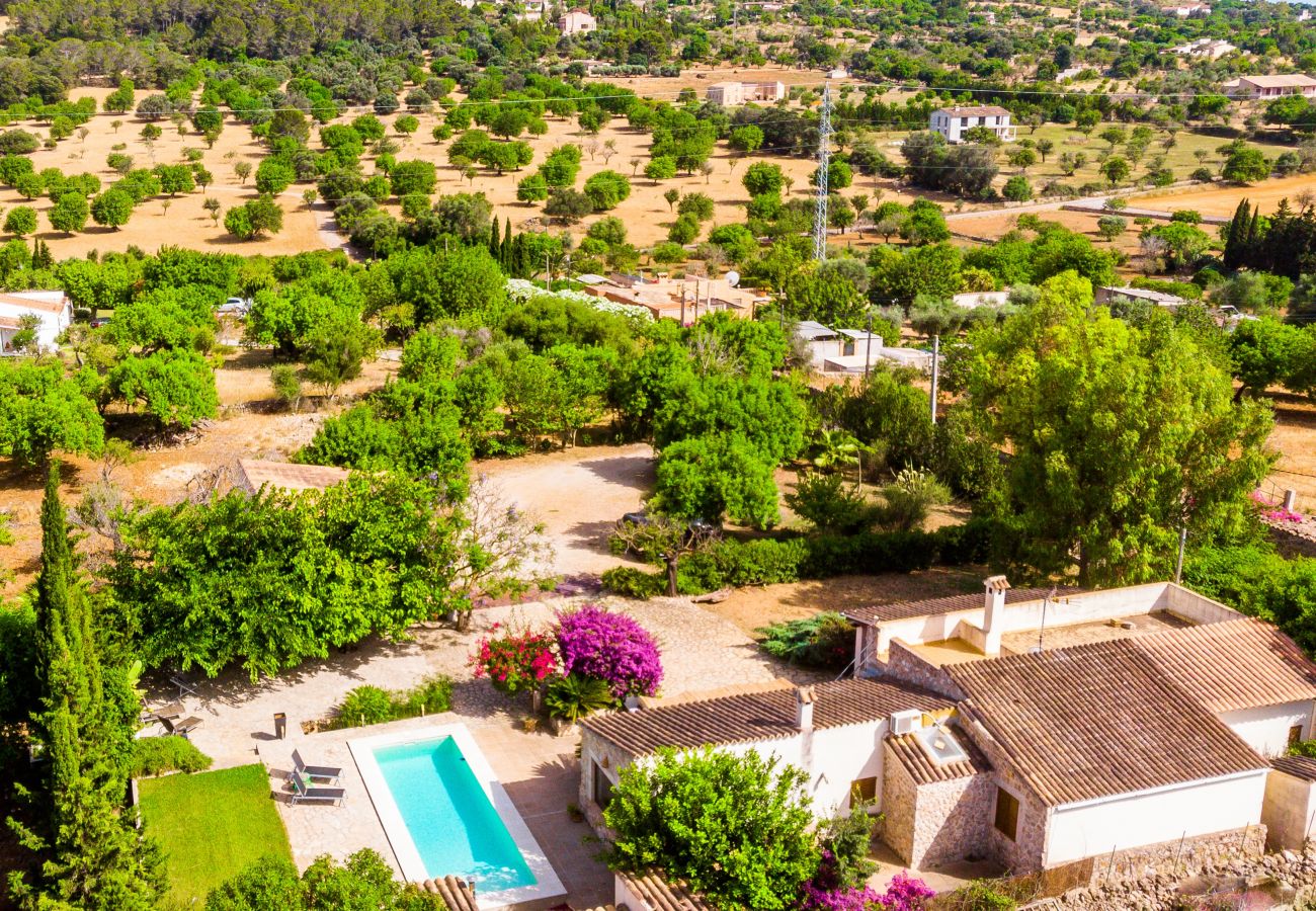 Finca in Inca - PORXET Im Herzen der Insel, eine Oase der Ruhe mit einem Schwimmbad für 6 Personen