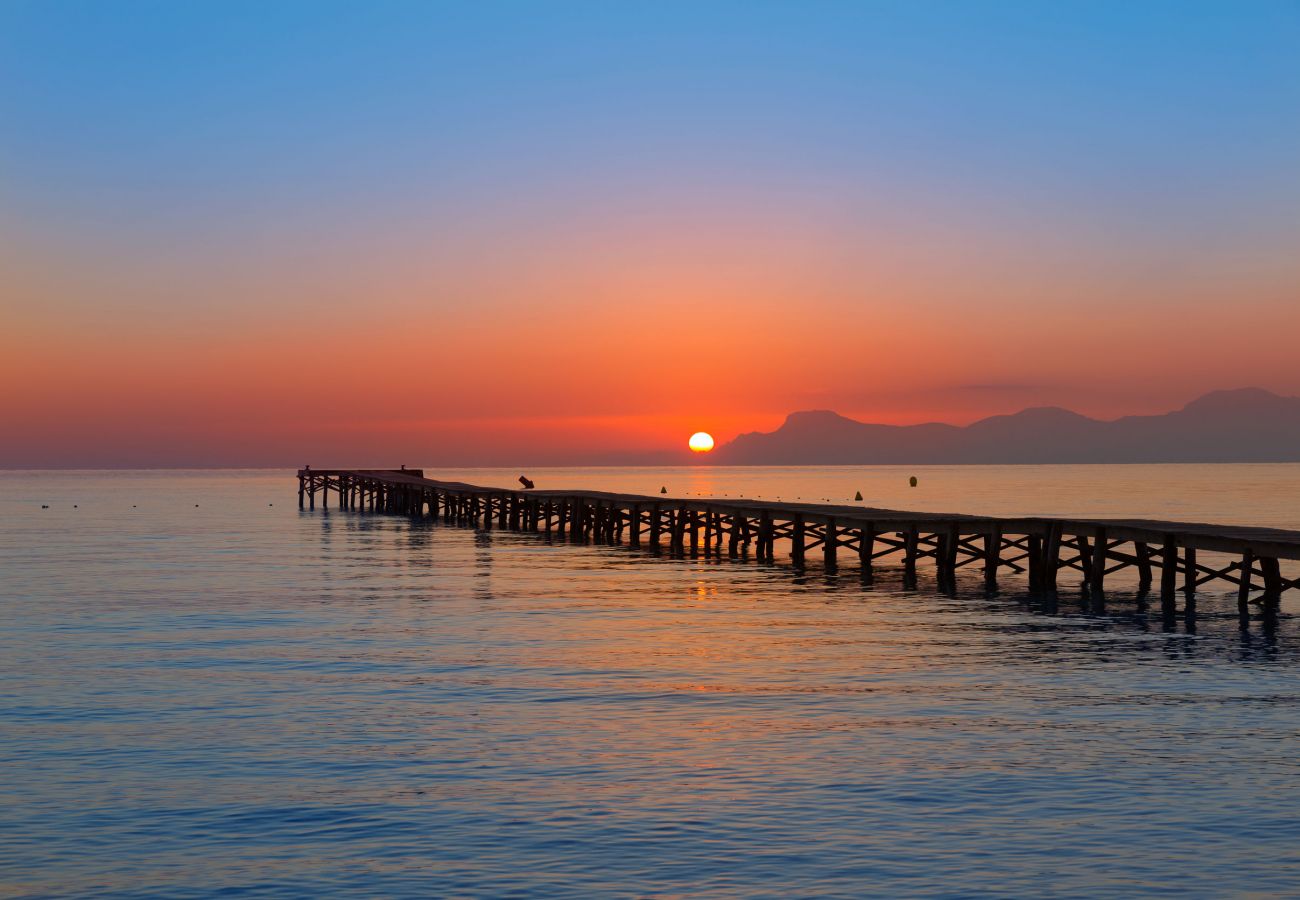 Ferienhaus in Alcudia - Bell Punt  Haus für 6 nur 10 Meter zum Meeres in Alcudia