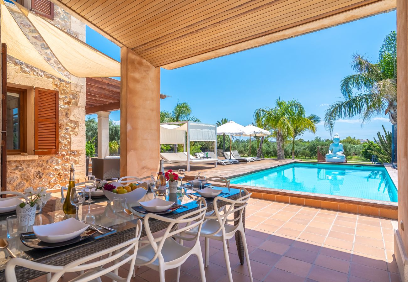 Villa in Alcudia - CAN OLIVA Wunderschöne und moderne Finca für 8 Personen mit Pool Alcudia