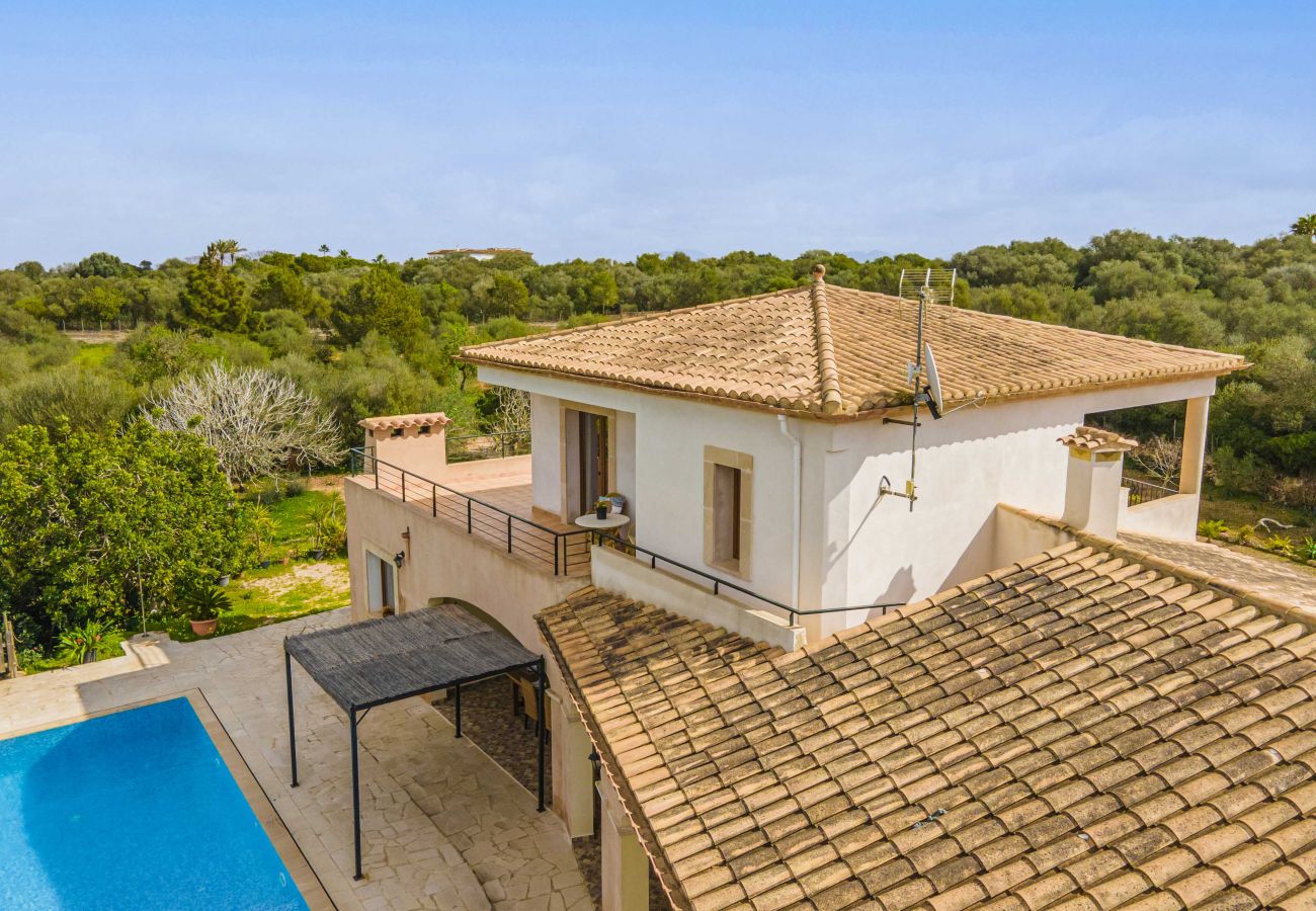 Finca in Campos - SA PEDRERA Finca für 8 in Feldern mit Schwimmbad