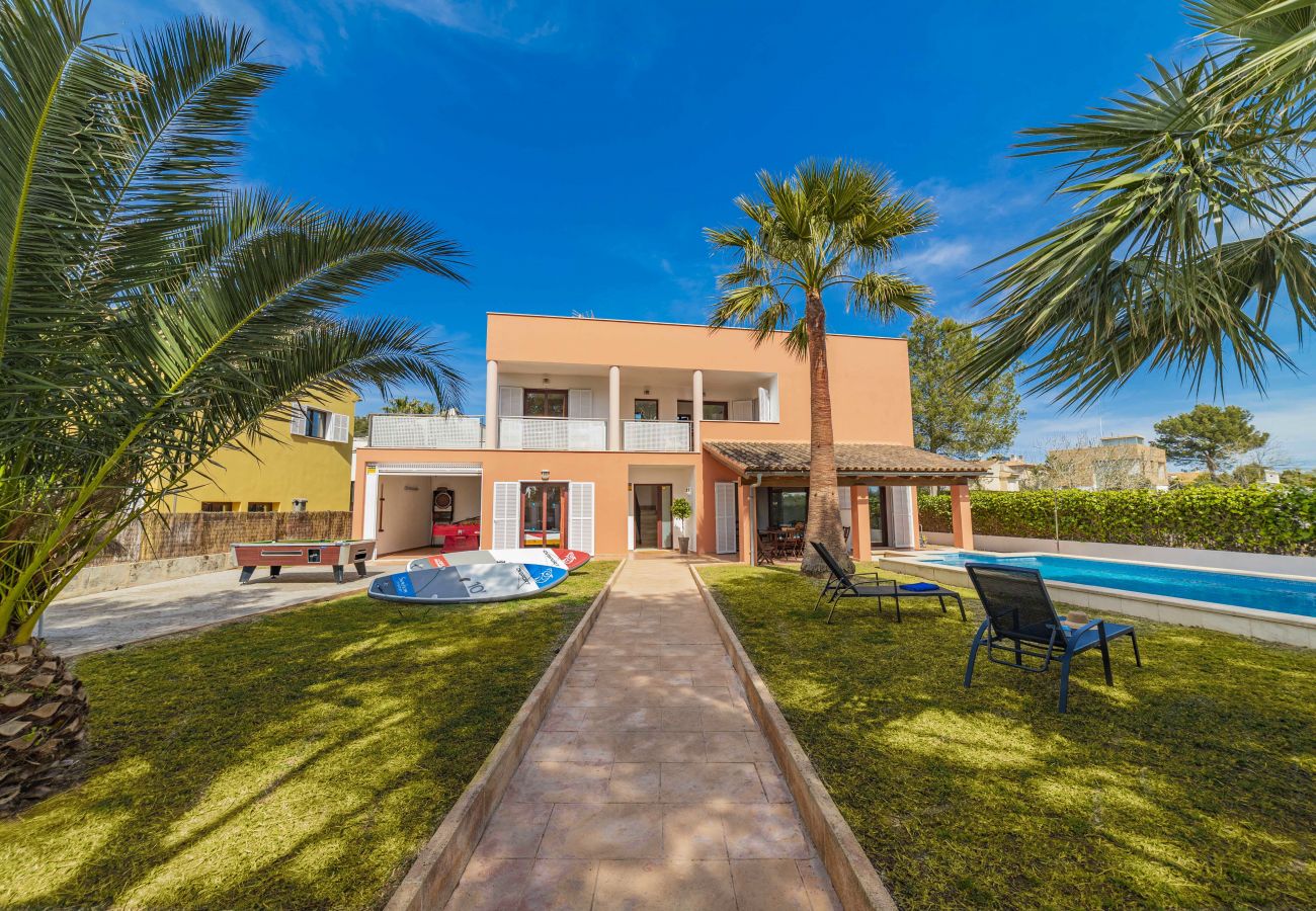 Chalet in Alcudia - Villa MENORCA für 8 Personen in Meeresnähe mit Pool