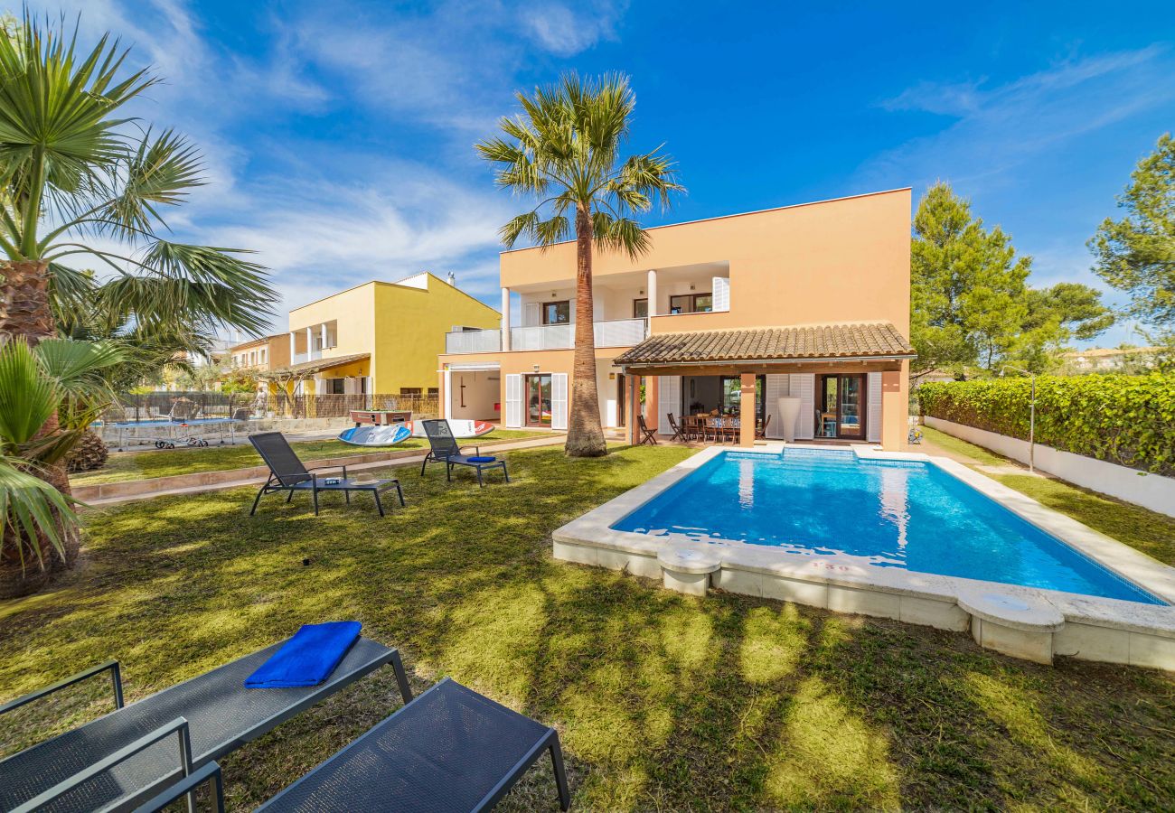 Chalet in Alcudia - Villa MENORCA für 8 Personen in Meeresnähe mit Pool