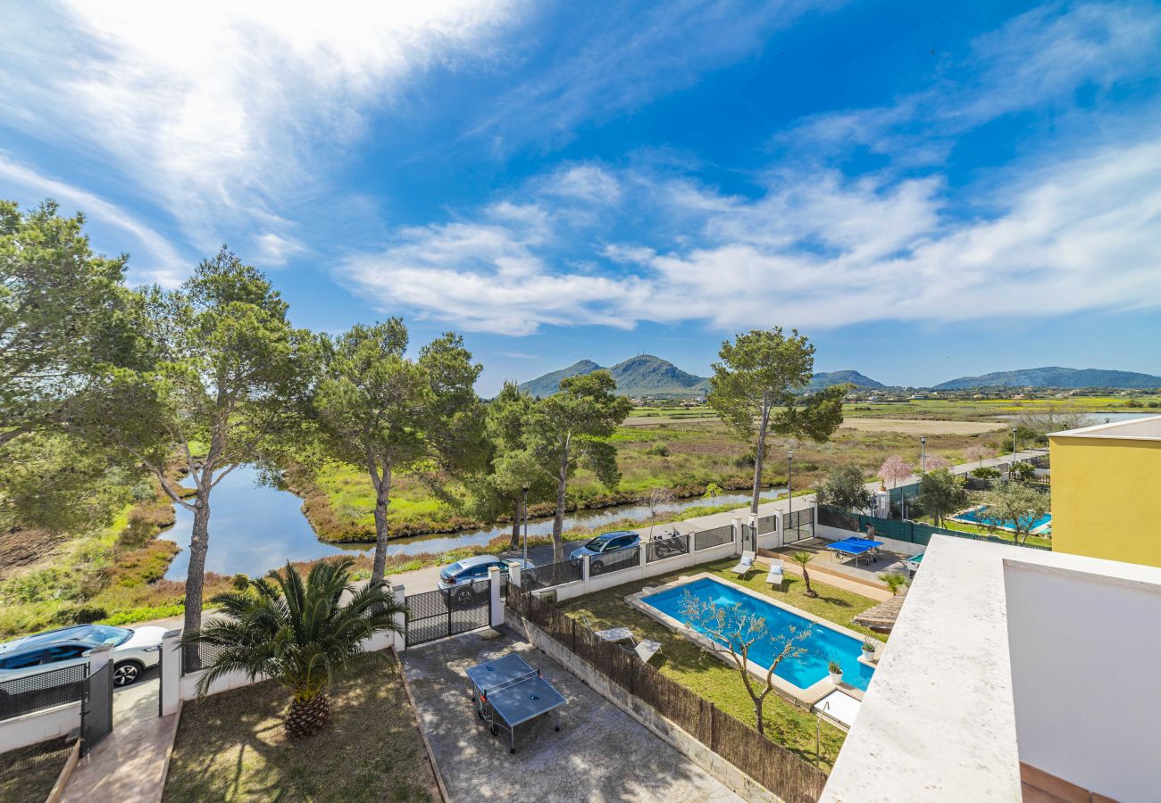 Chalet in Alcudia - Villa MENORCA für 8 Personen in Meeresnähe mit Pool