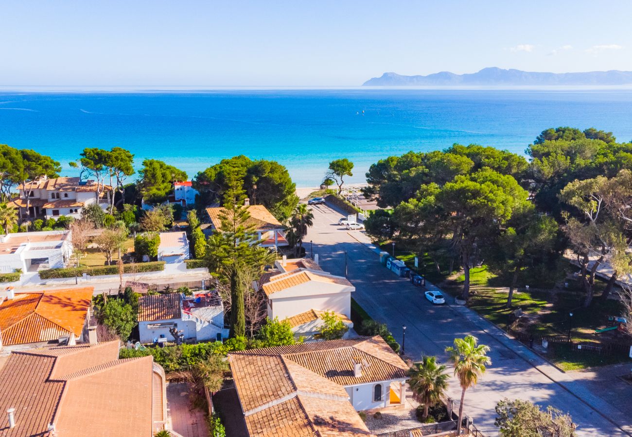 Villa in Platja de Muro - Casa ANECS für 6, 100 m vom Strand von Alcudia entfernt