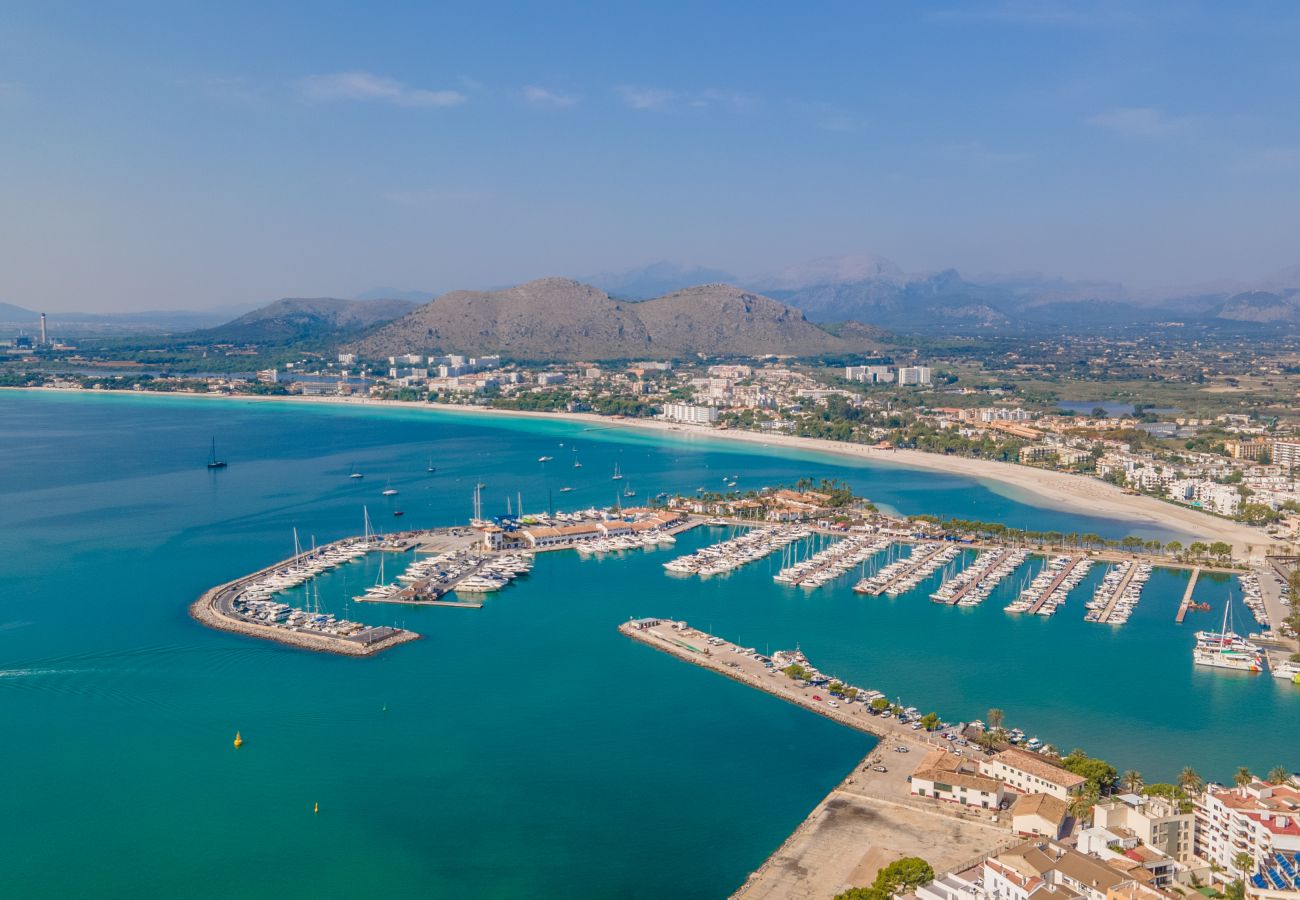 Chalet in Puerto de Alcudia - Haus Massanet für 8 Personen mit Schwimmbad in Strandnähe und allen Annehmlichkeiten