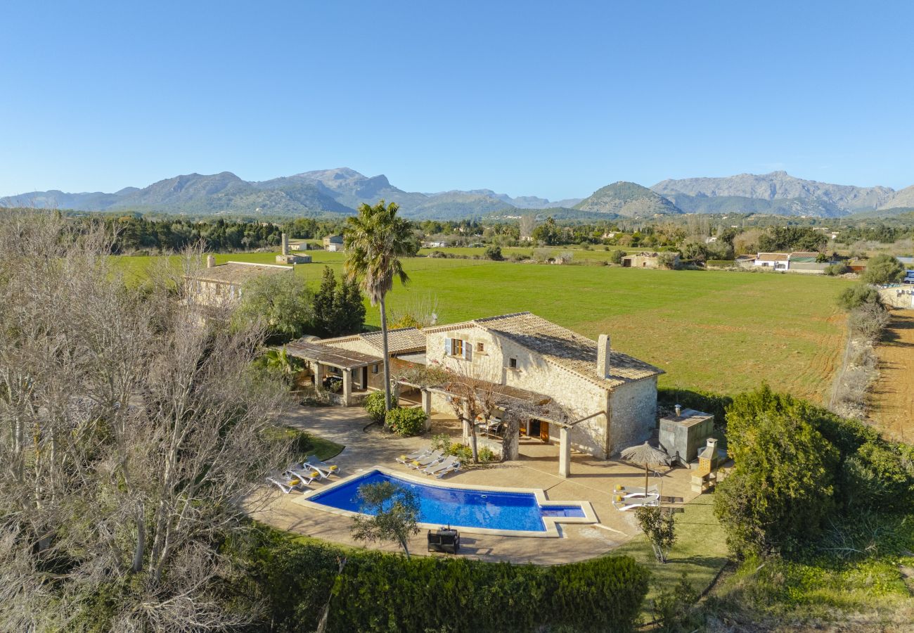 Villa in Alcudia - Finca Can Castell 2 für 8 Personen mit Schwimmbad, Grillplatz, kostenlosem Wi-Fi