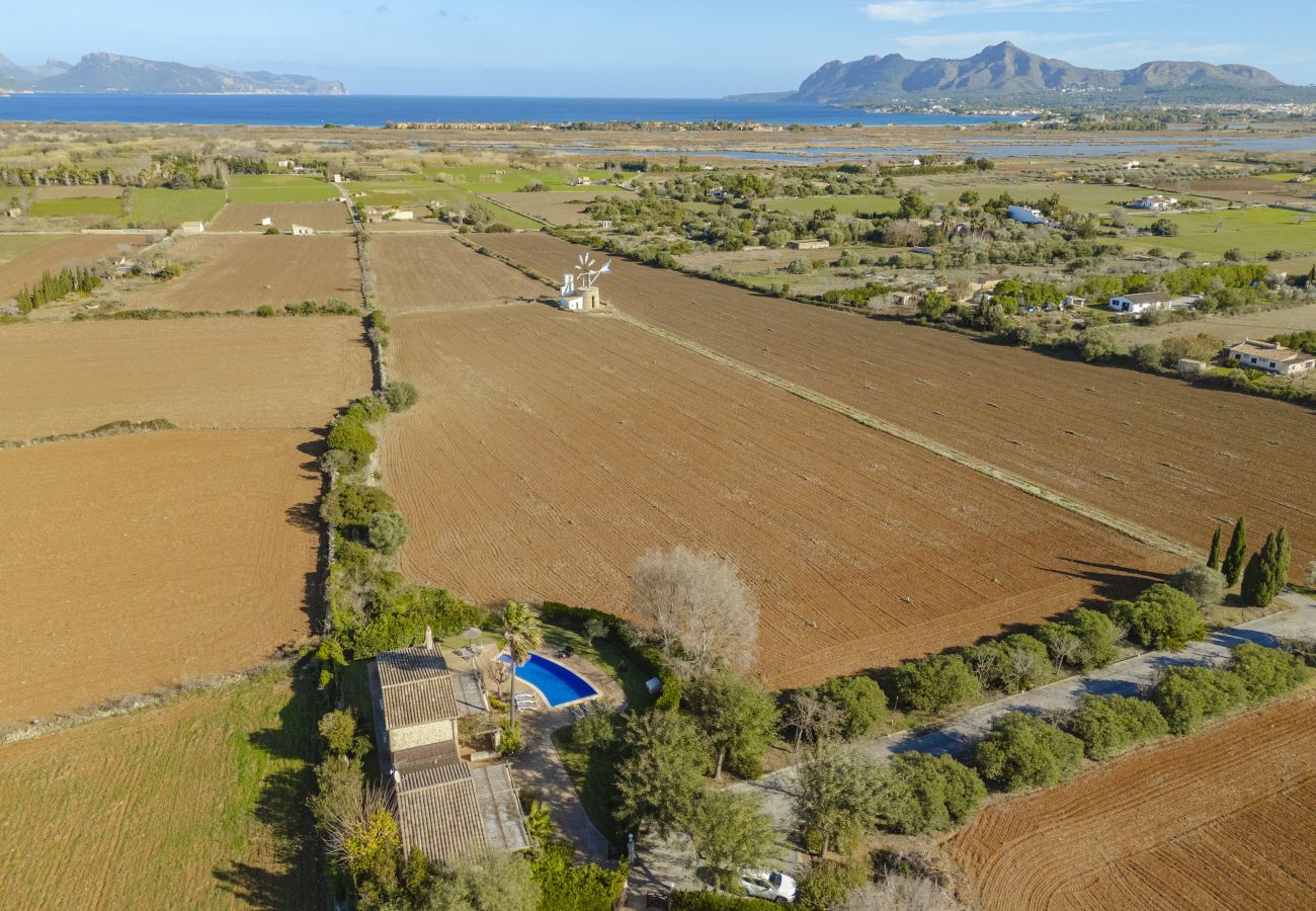 Villa in Alcudia - Finca Can Castell 2 für 8 Personen mit Schwimmbad, Grillplatz, kostenlosem Wi-Fi