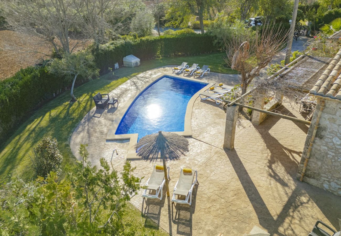 Villa in Alcudia - Finca Can Soler 2 für 8 Personen mit Schwimmbad, Grillplatz, kostenlosem Wi-Fi