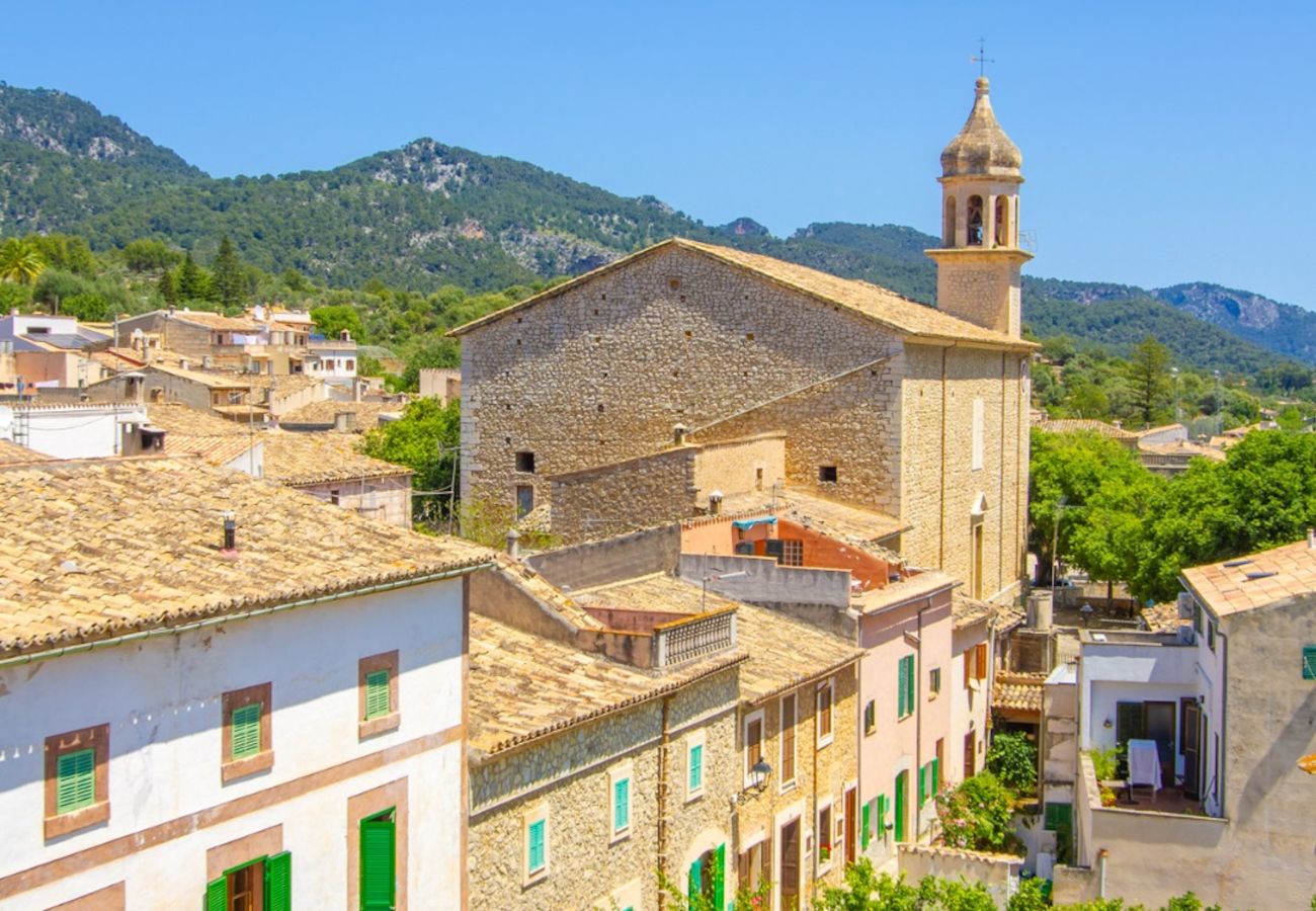 Ferienhaus in Mancor de la Vall - Ca Ses Monges Mallorquinisches Haus für 10 Personen mit Schwimmbad in Mancor de la Vall