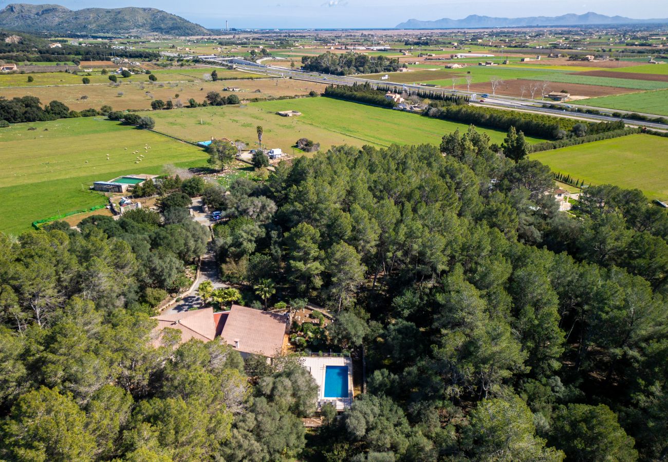 Villa in Sa Pobla - Ferragut Crestatx Finca für 6 Personen mit Schwimmbad