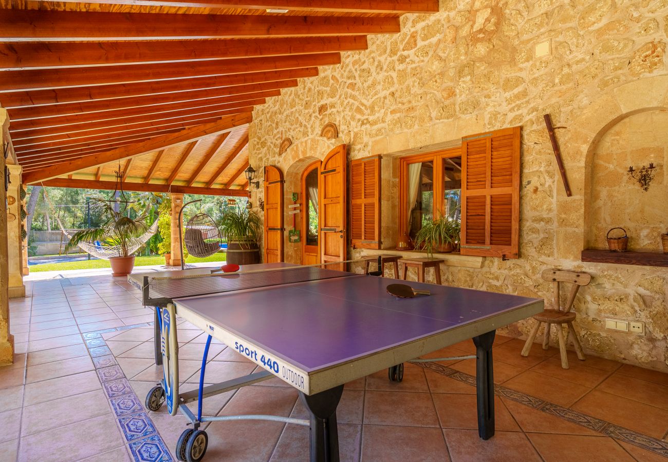 Country house in Alcudia - BON PAS Finca for 6 only 250 meters from the beach