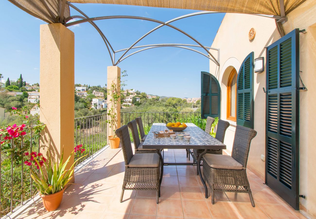 Townhouse in Cala Romantica - Casa Alegria 4+2 House 350m from Cala Romantica for 4+2 people