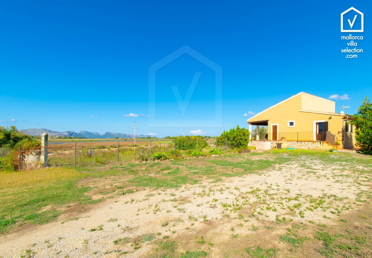 Villa in Alcudia - Finca  ALBUFERETA for 4 with swimming pool and views in Alcudia