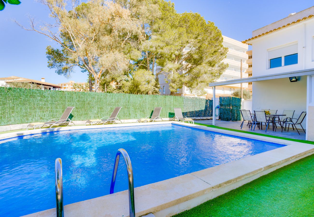 House in Alcudia - Casa BLANCA Alcudia at 500m from the beach for 8 persons with swimming pool