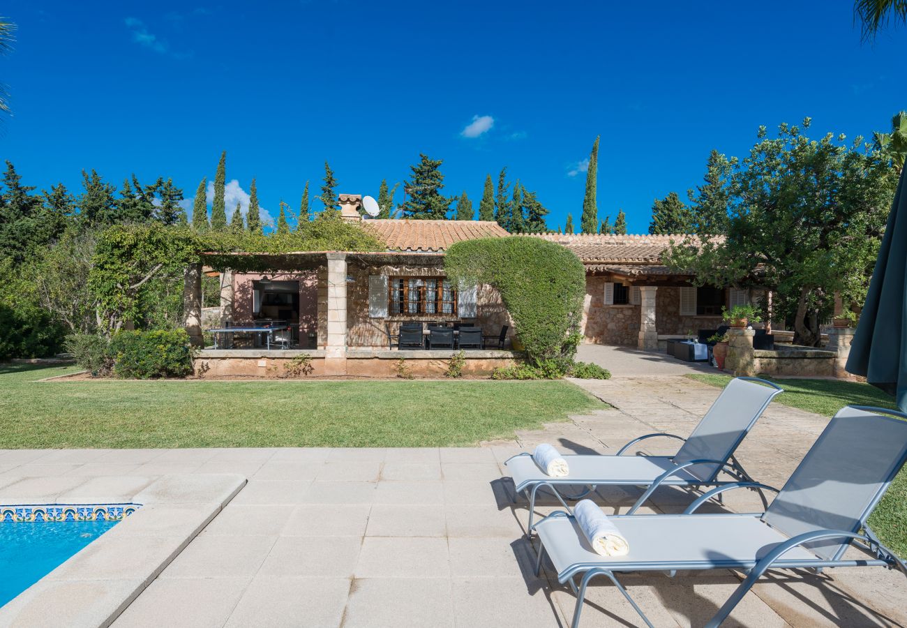 Villa in Pollensa - NATALIA finca for 6 with private pool and BBQ