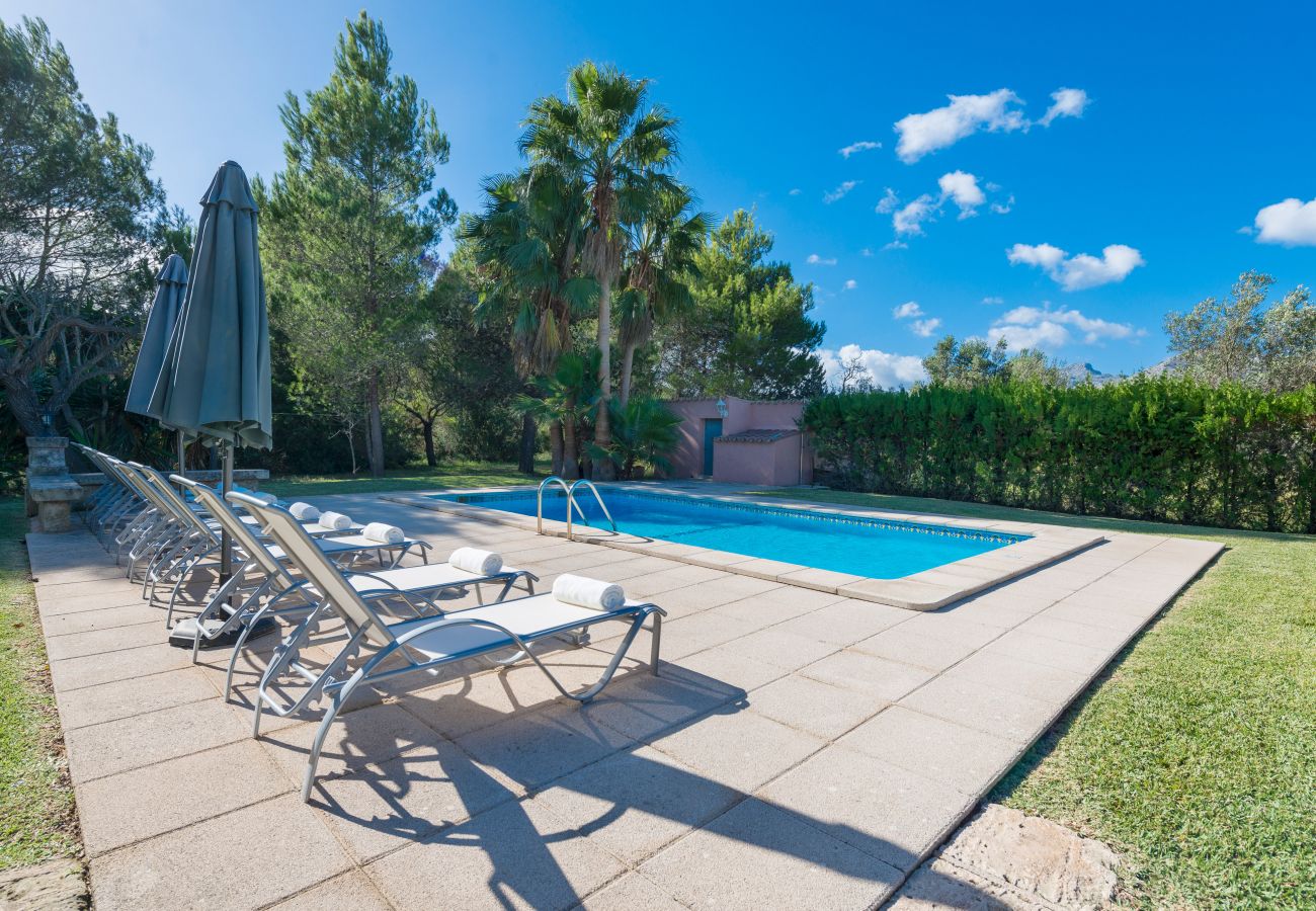 Villa in Pollensa - NATALIA finca for 6 with private pool and BBQ