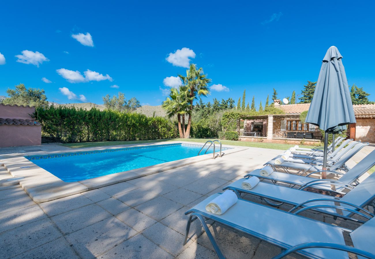 Villa in Pollensa - NATALIA finca for 6 with private pool and BBQ