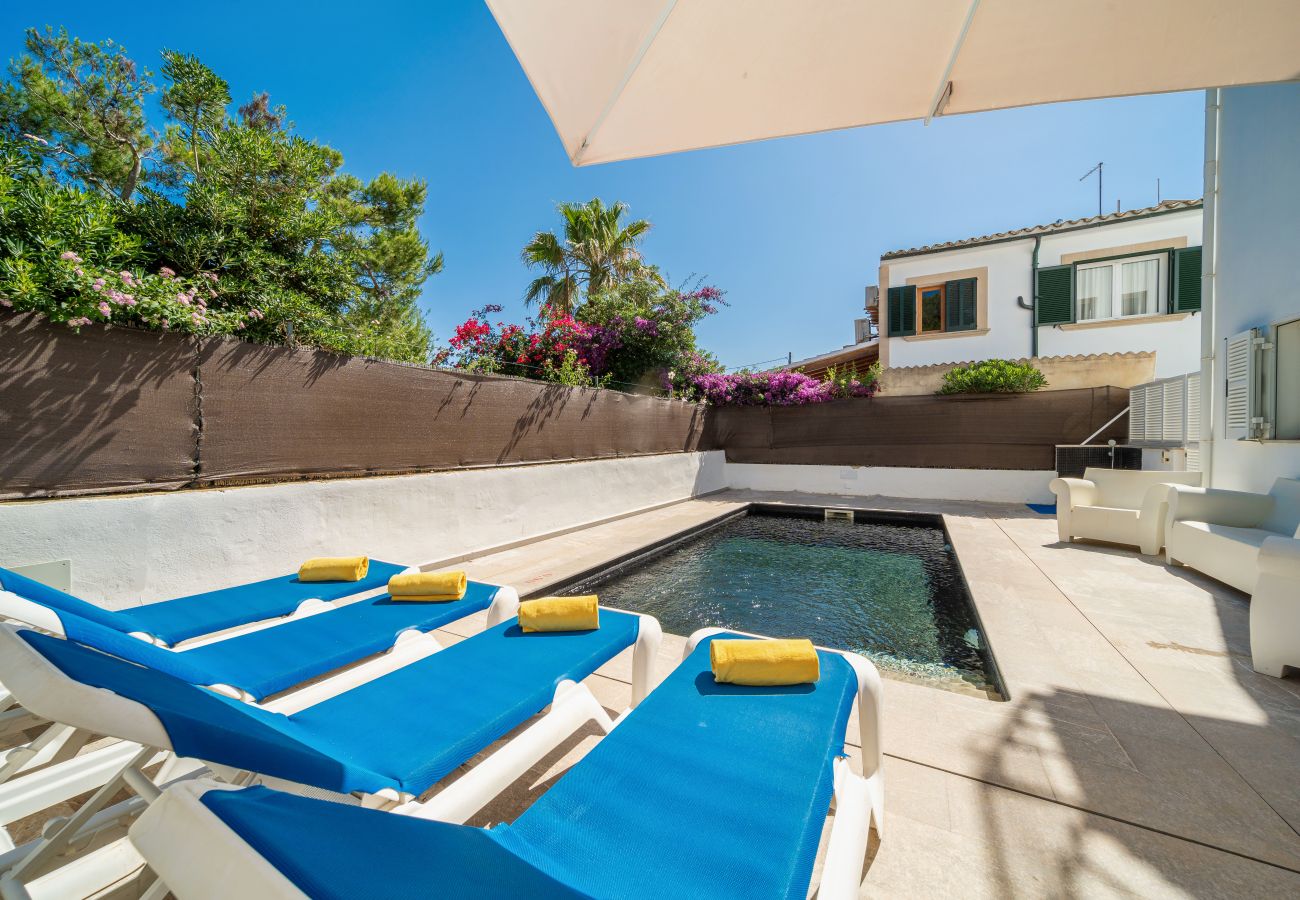 Villa in Alcudia - Miramar Manresa in front of the sea with swimming pool for 8 people in Alcudia