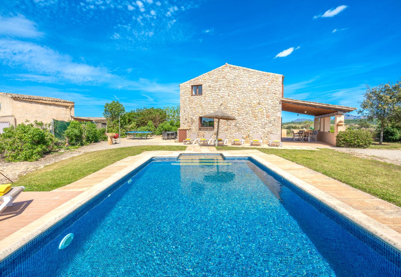 Villa in Son Serra de Marina - Cas Murero Stone finca with swimming pool for 8