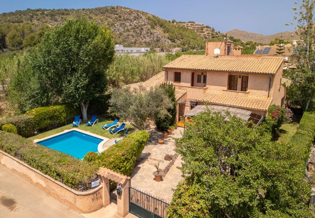  in Port de Pollença - Can Xisco for 8 with pool in Pollensa at 400mt from the sea