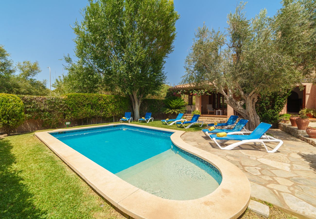 House in Port de Pollença - Can Xisco for 8 with pool in Pollensa at 400mt from the sea