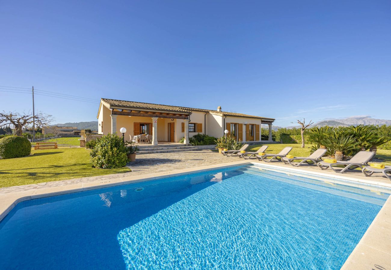 Villa in Alcudia - Els Evols for 6 with pool between Pollensa and Alcudia