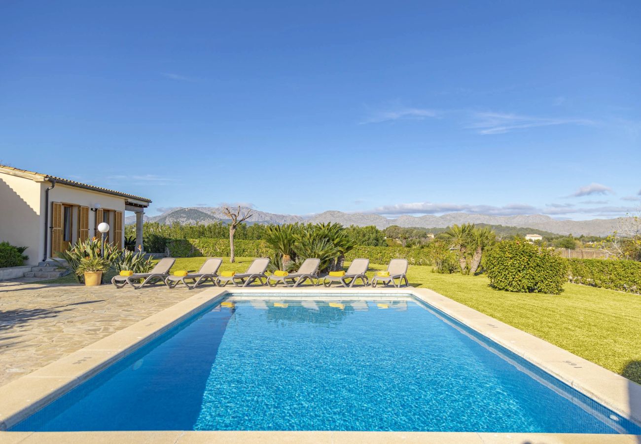 Villa in Alcudia - Els Evols for 6 with pool between Pollensa and Alcudia