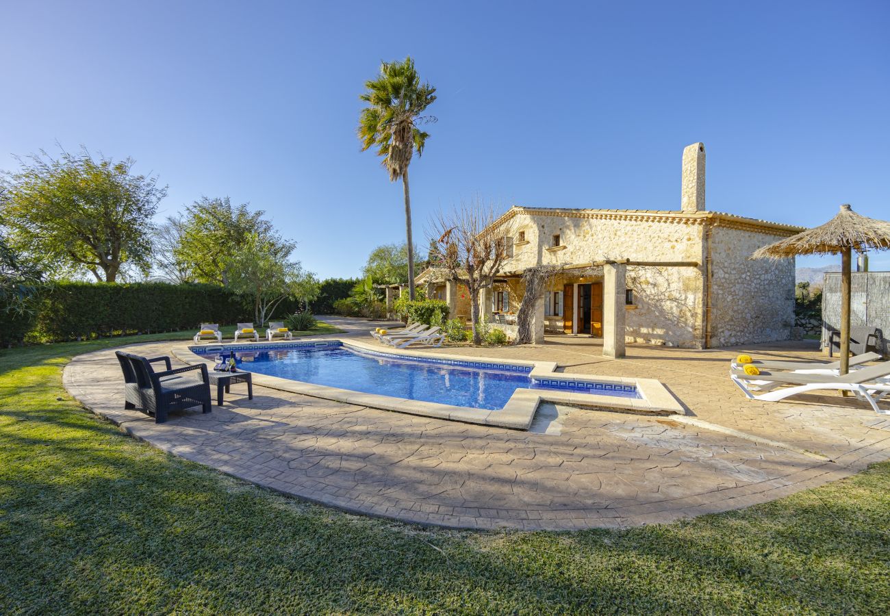 Villa in Alcudia - Finca Can Castell 2 for 8 with swimming pool, bbq, free wi fi