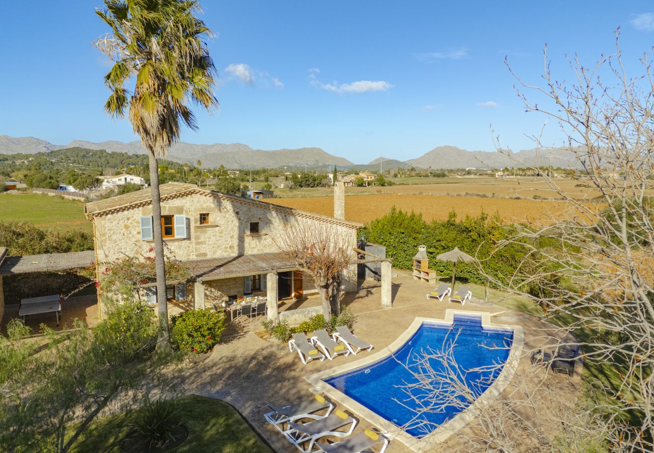 Villa in Alcudia - Finca Can Castell 2 for 8 with swimming pool, bbq, free wi fi