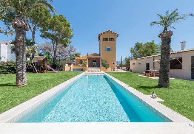  in Alcúdia - Can Brasa - Es Morer Vermell Spectacular with swimming pool 200m from the sea