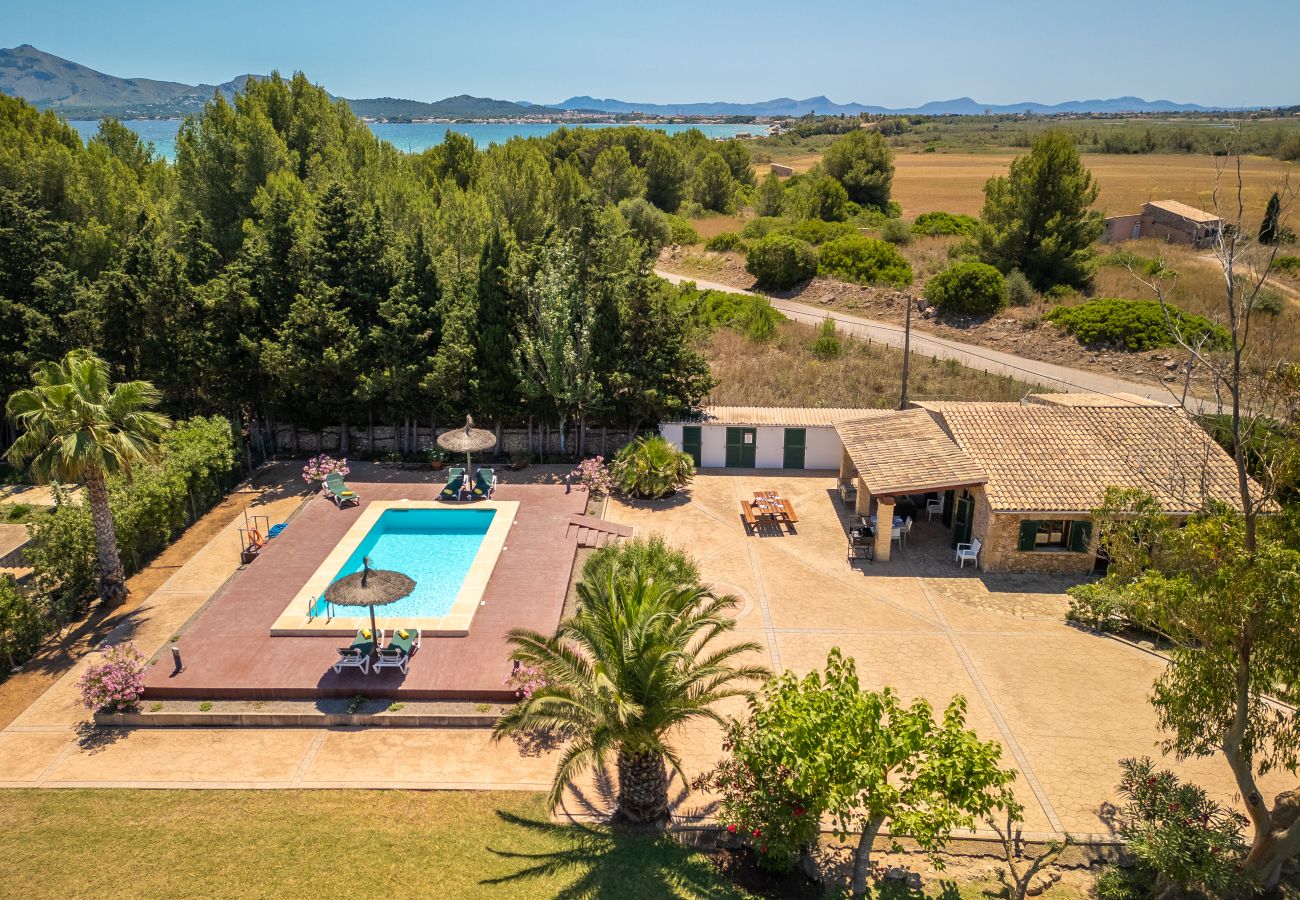 Domaine à Port de Pollença - ROTES Finca pour 6 avec piscine à Pollensa  250 m de la plage