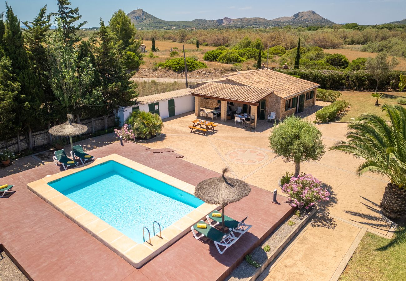 Domaine à Port de Pollença - ROTES Finca pour 6 avec piscine à Pollensa  250 m de la plage