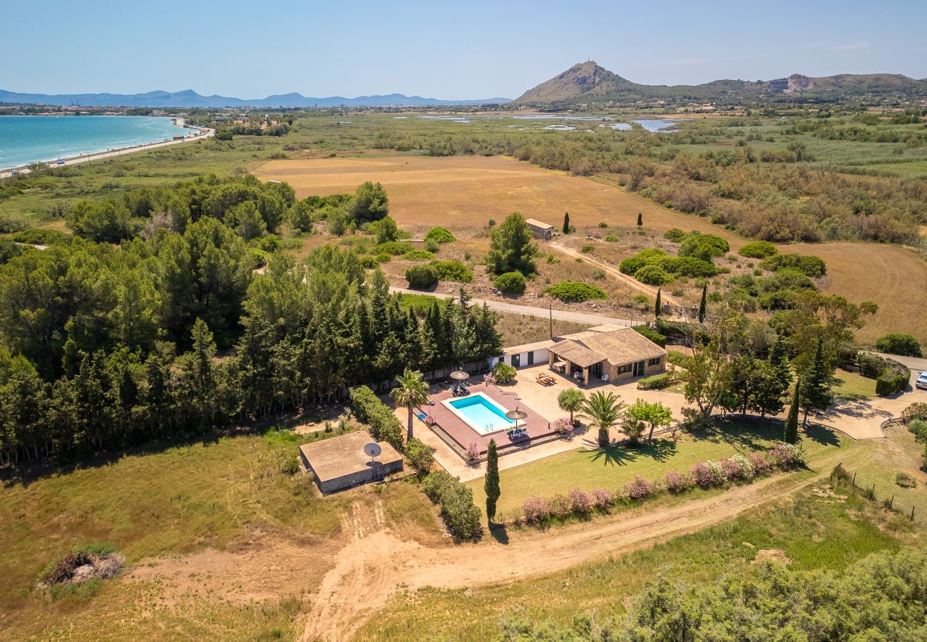 Domaine à Port de Pollença - ROTES Finca pour 6 avec piscine à Pollensa  250 m de la plage