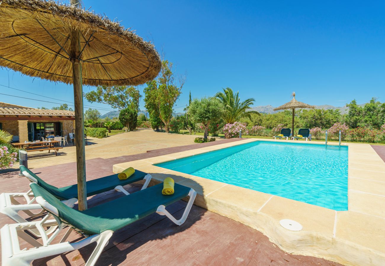 Domaine à Port de Pollença - ROTES Finca pour 6 avec piscine à Pollensa  250 m de la plage