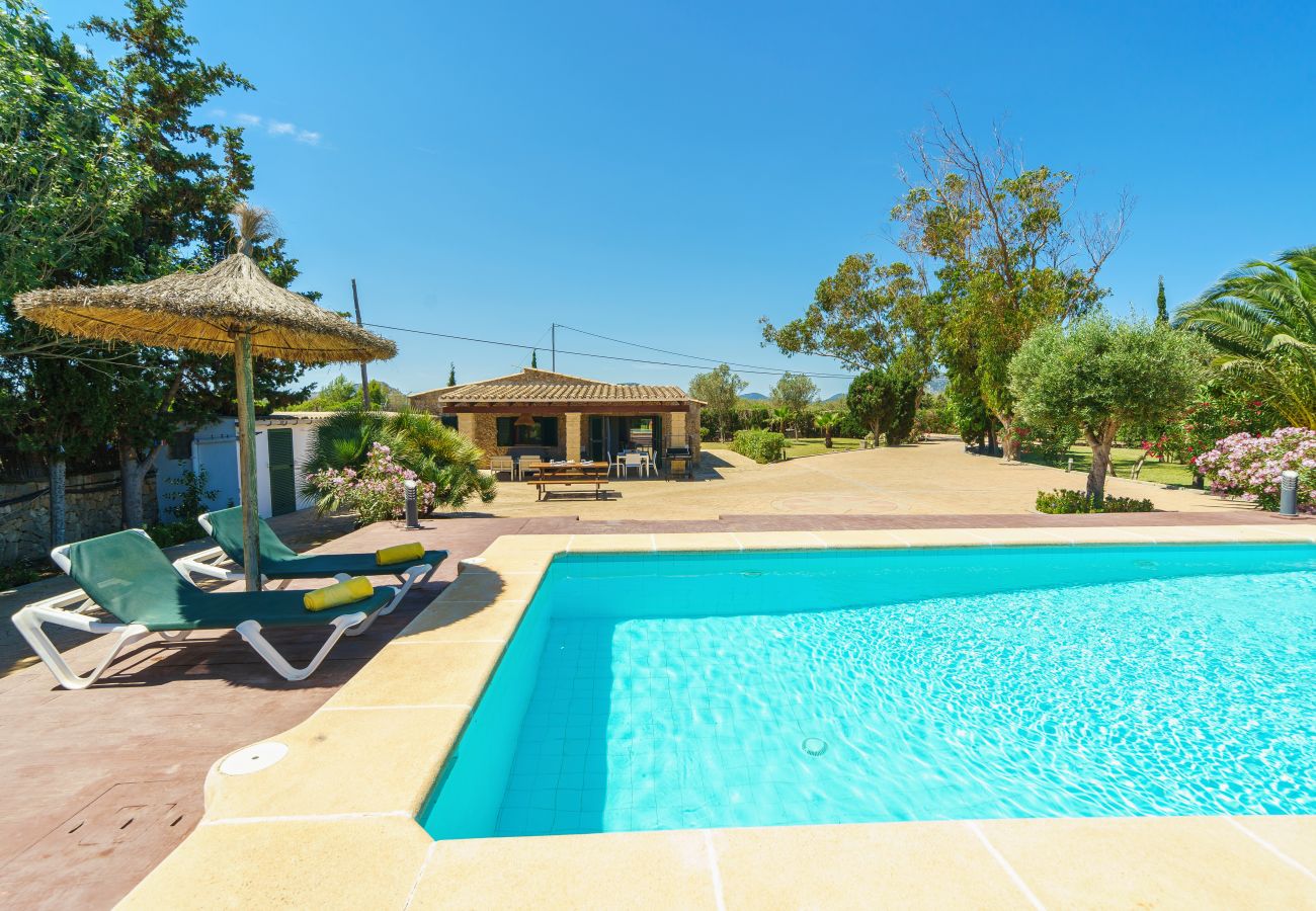 Domaine à Port de Pollença - ROTES Finca pour 6 avec piscine à Pollensa  250 m de la plage