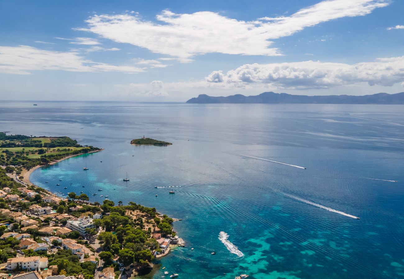 Maison mitoyenne à Alcudia - Villa FARO pour 8 personnes en face de la mer à Alcanada avec piscine