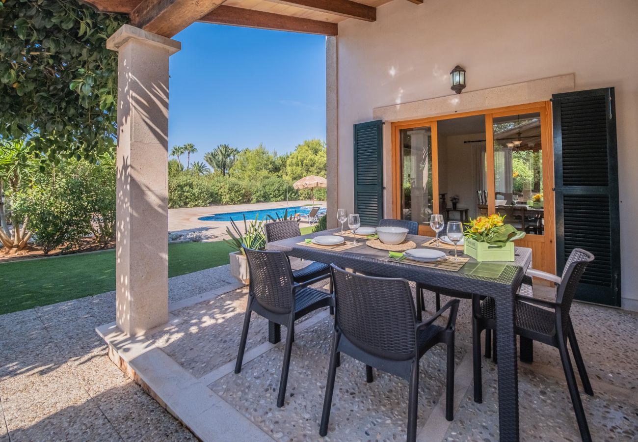 Domaine à Muro - Vela 2 Finca pour 6 personnes avec piscine, jardin, WIFI, terrasse  Can Picafort